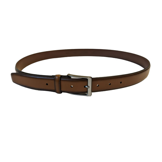 Men's Perry Ellis Portfolio Brown Leather Belt Size 40