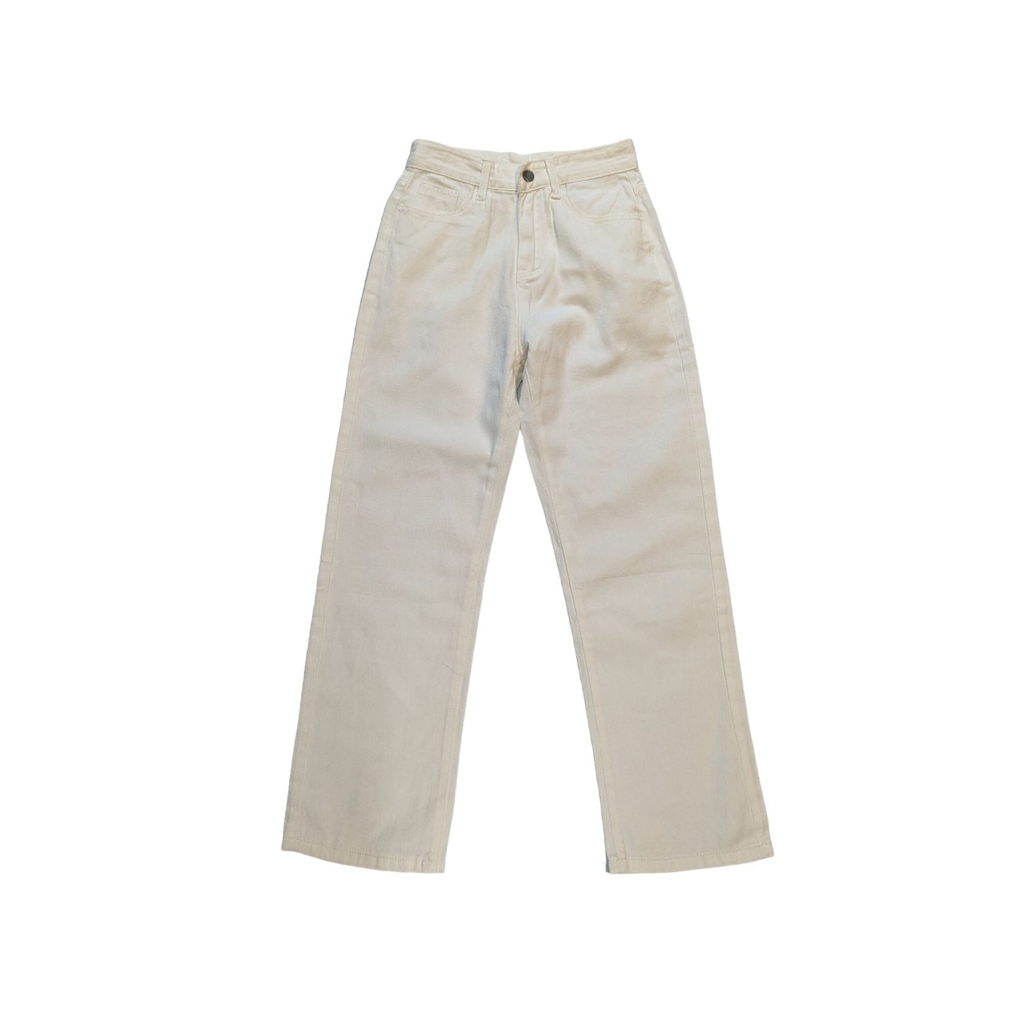 Commense White Straight Leg Jeans Size XS