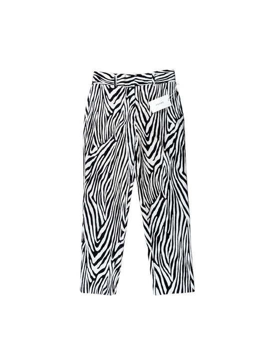 Frame Black & White Zebra Stripe Cropped Pants Size 2