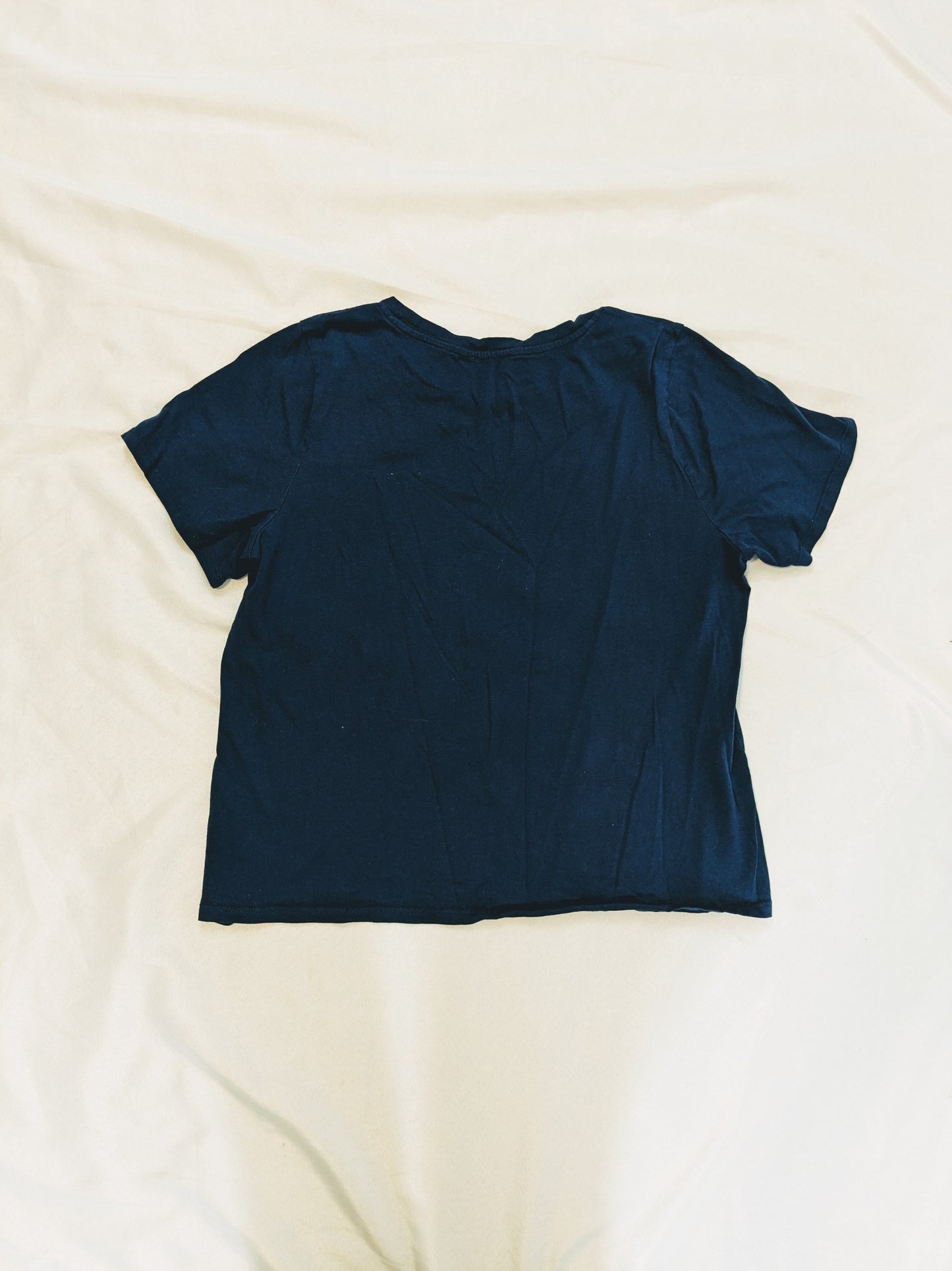 Ella Moss Navy Blue "Joy" T-Shirt Size XL