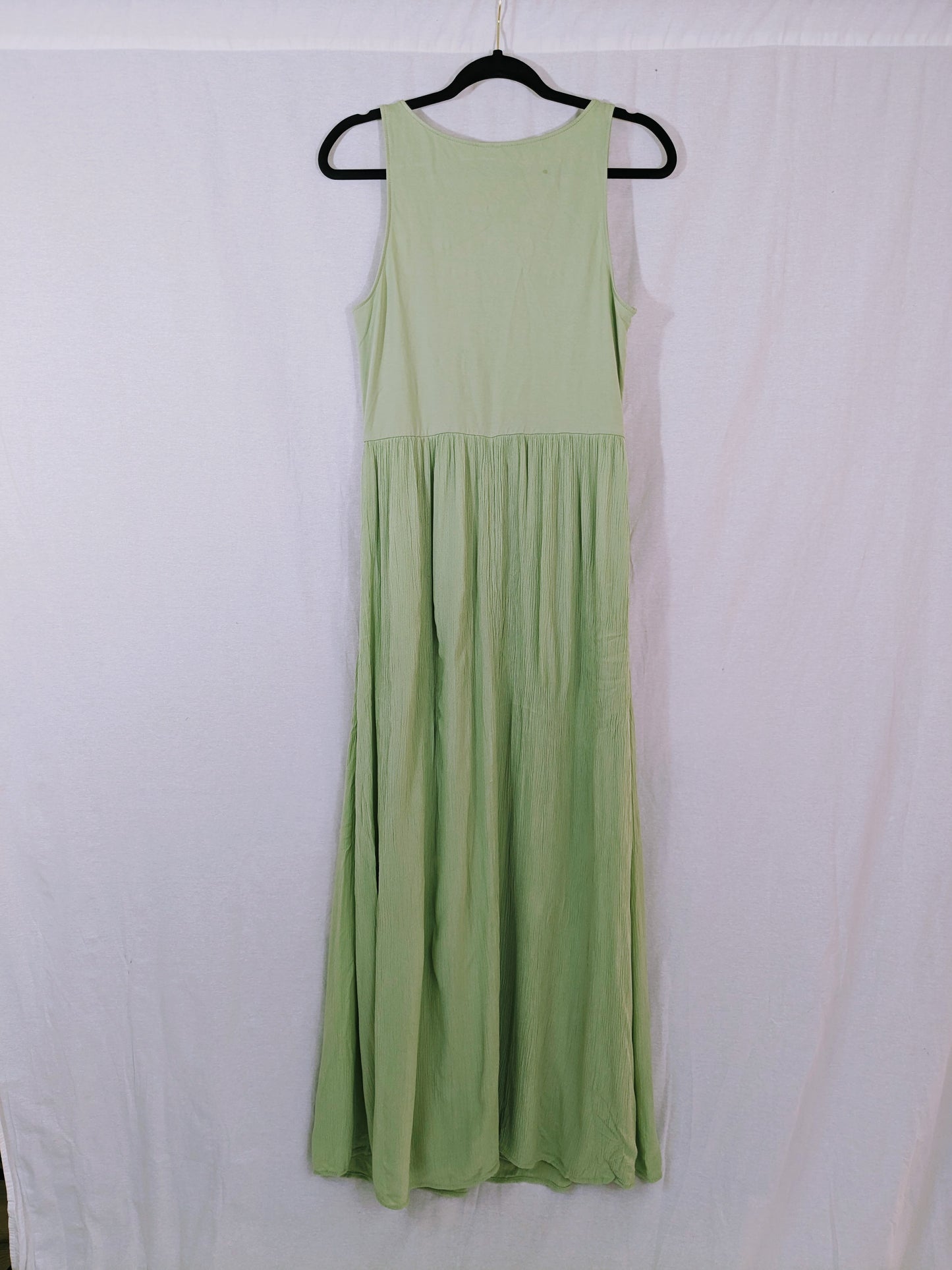 Lauren Conrad Sage Green Sleeveless Maxi Dress Size L