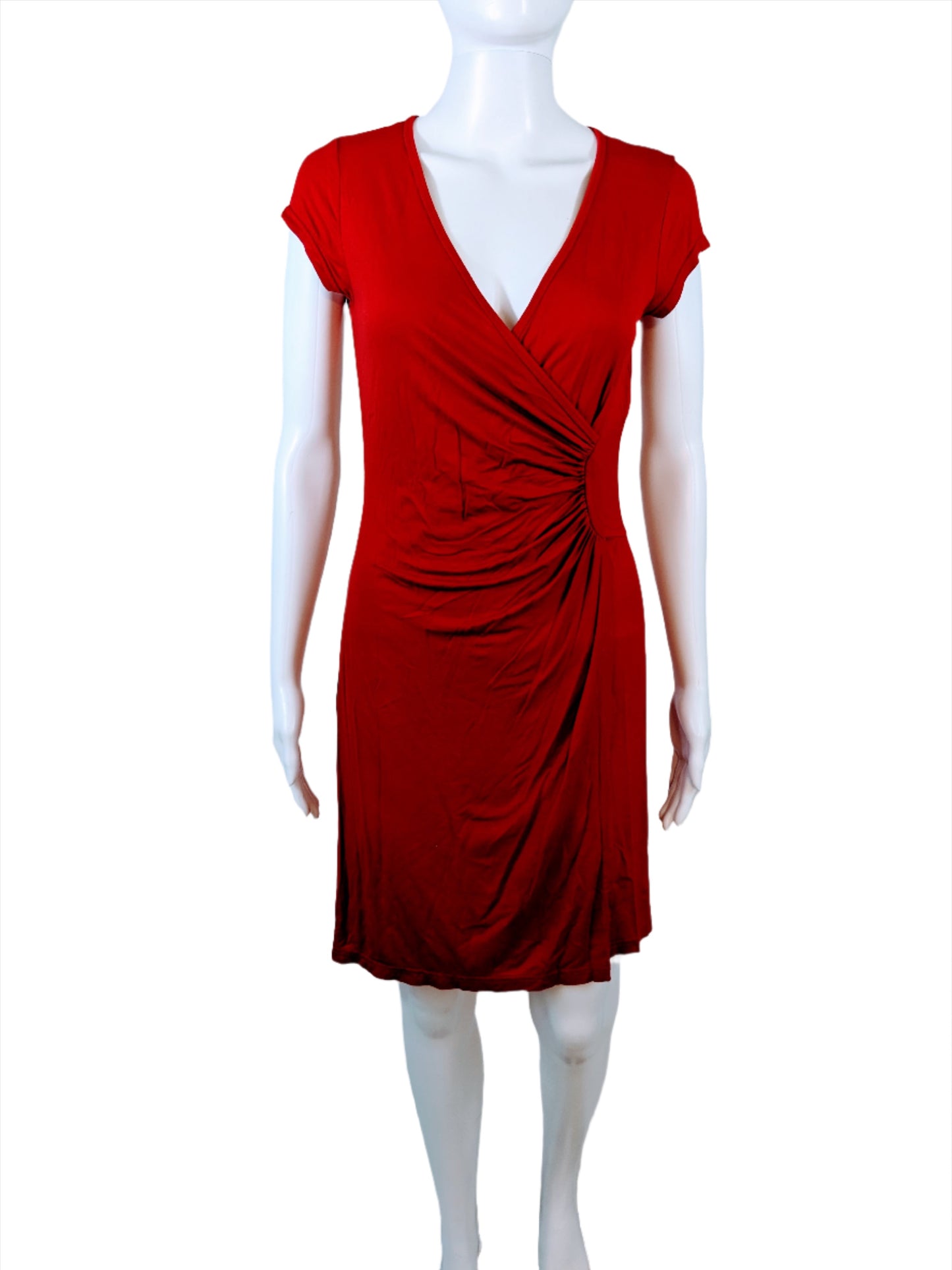 Neesha Red Stretch Bodycon Dress Women's S/M