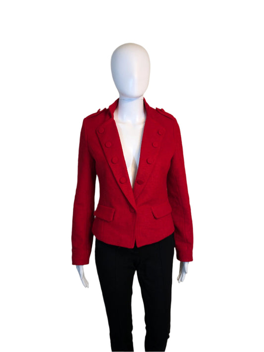 Unbranded Red Blazer Size L fits like a S/M