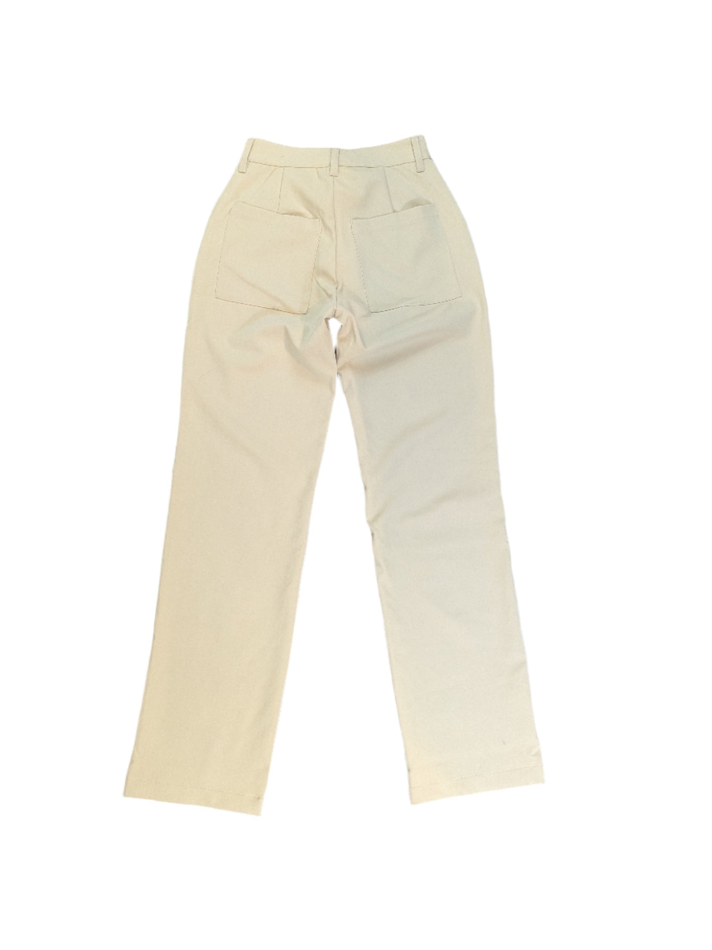 Danielle Bernstein Tan Classic Trousers Size 00