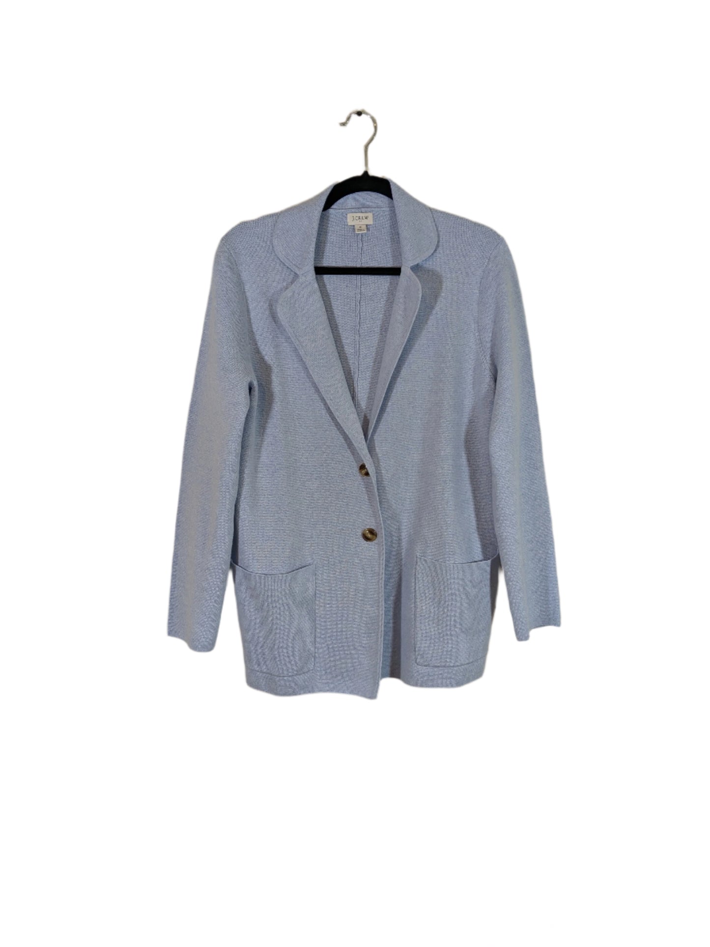 J. Crew Factory Light Blue Oversized Sweater Blazer Size S