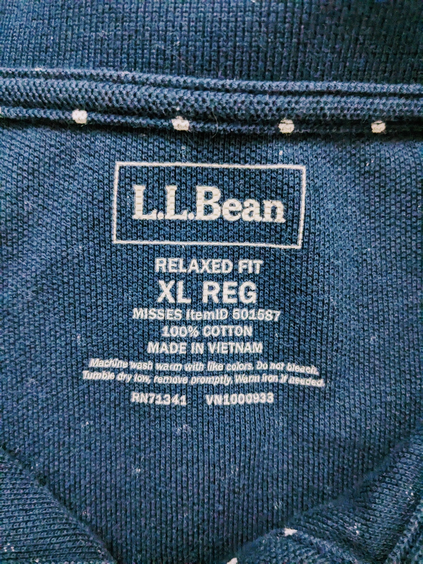 L.L. Bean Polo Top Size XL