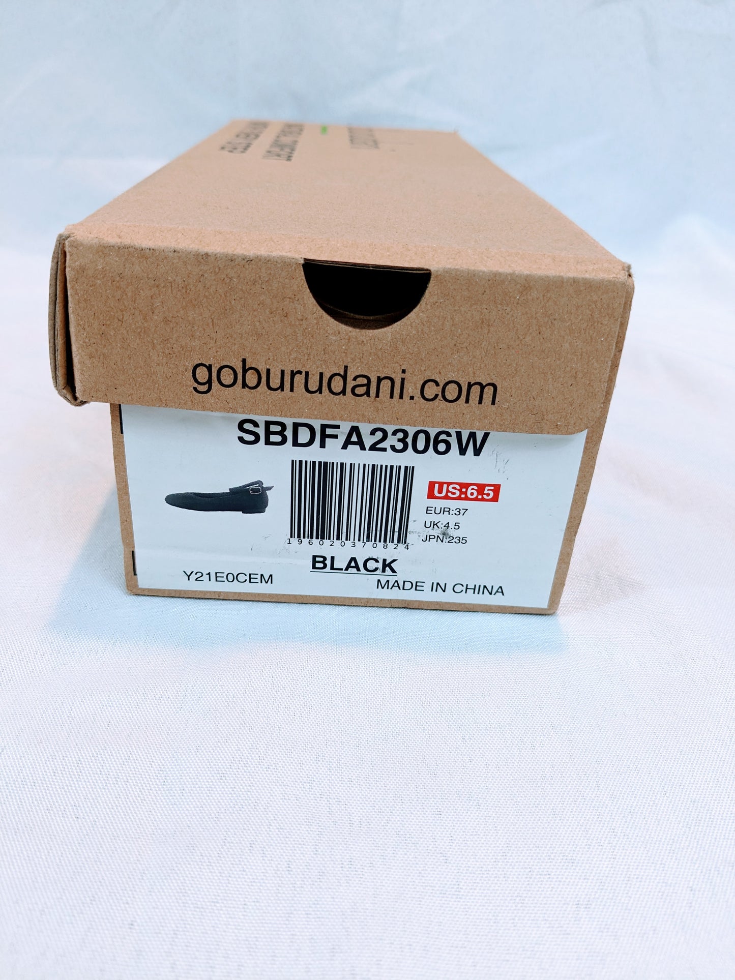 Burudani Black Flats Size 6.5