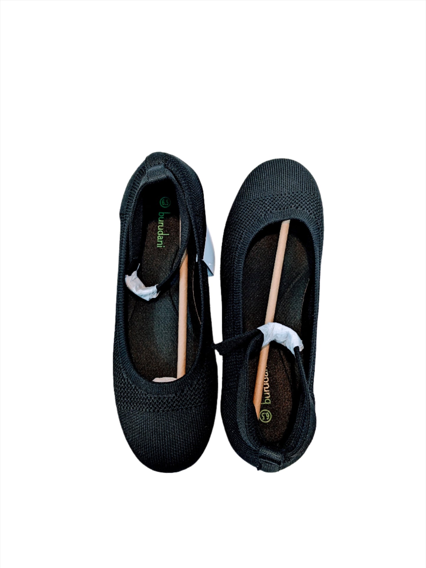 Burudani Black Flats Size 6.5