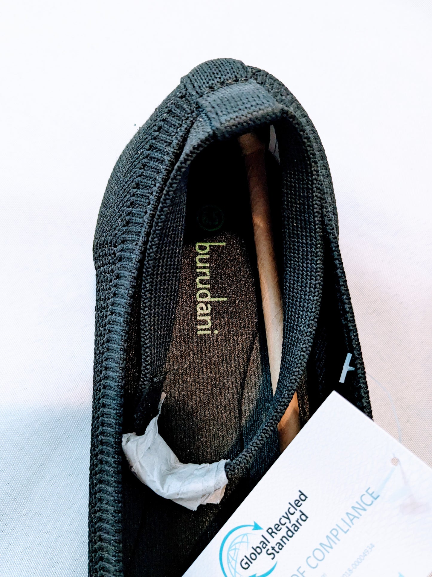 Burudani Black Flats Size 6.5