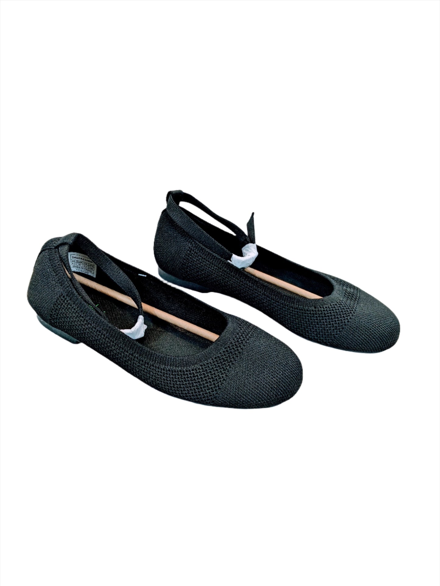 Burudani Black Flats Size 6.5