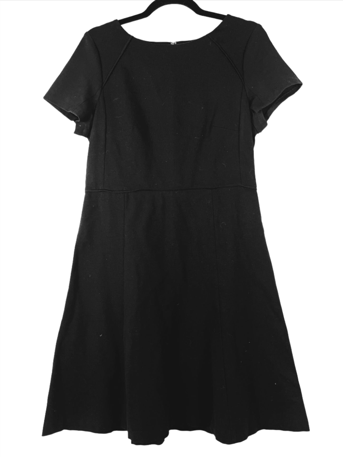 J. Crew Factory Black Short Sleeve Dress Size 10