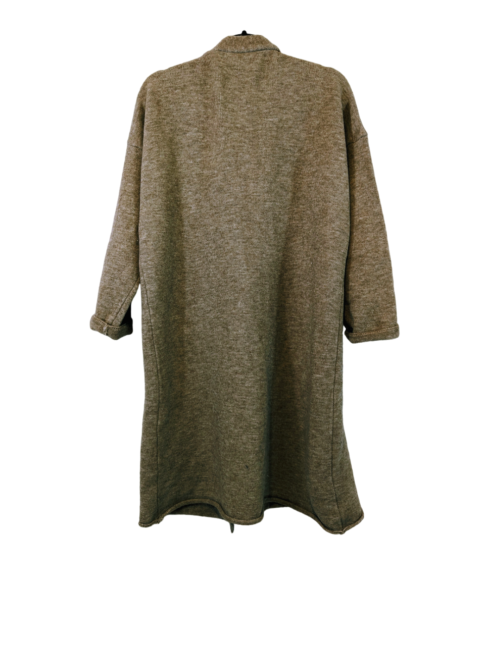 Unbranded Brown Open Front Long Cardigan OS