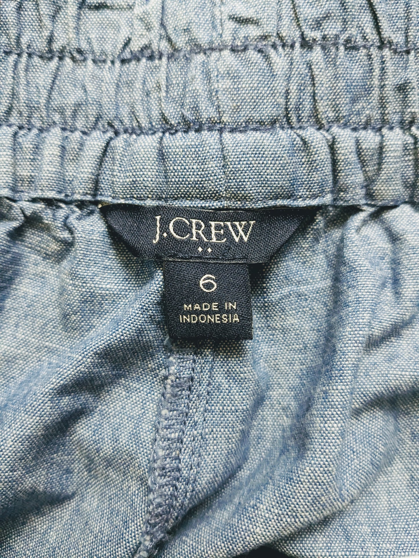 J. Crew Factory Blue Cotton Pants Size 6