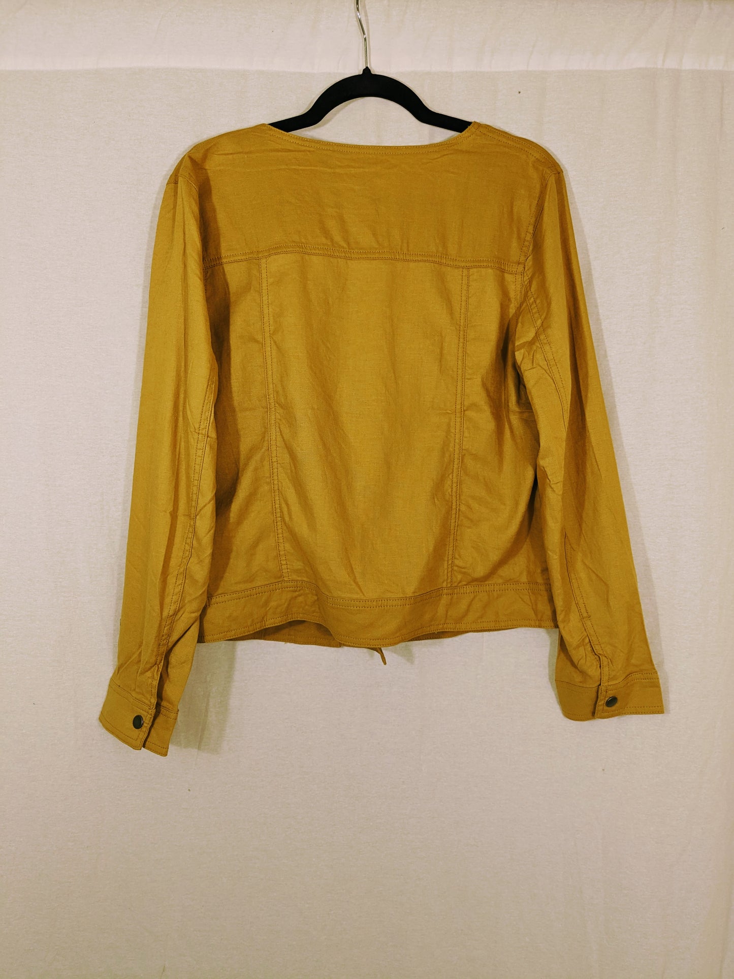 Peach Camel Brown Moto Jacket Size M