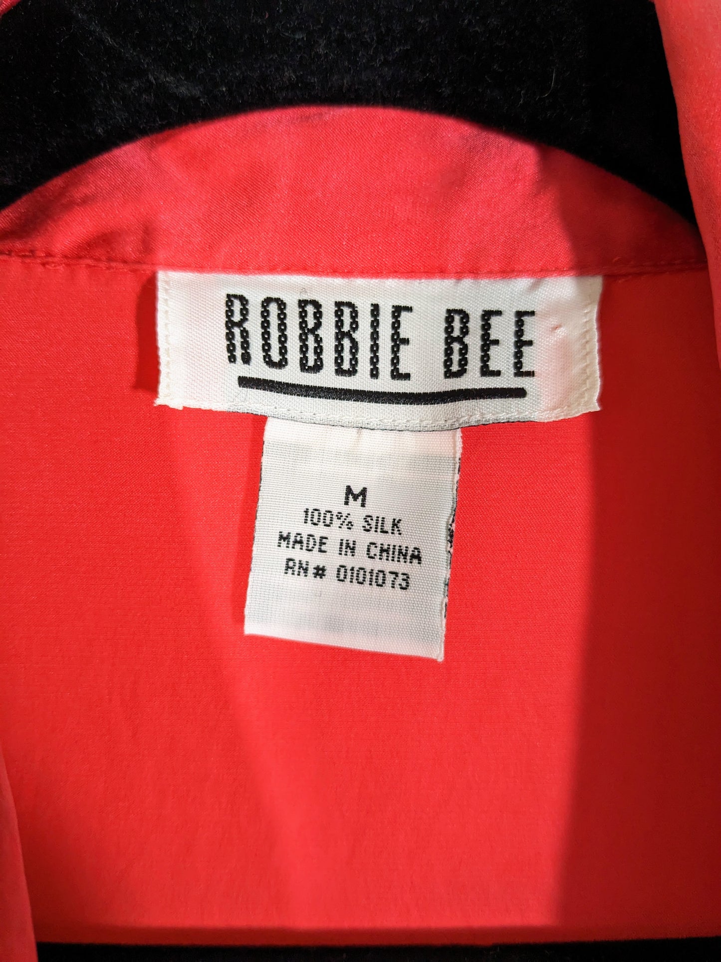 Vintage Robbie Bee Silk Top Size M