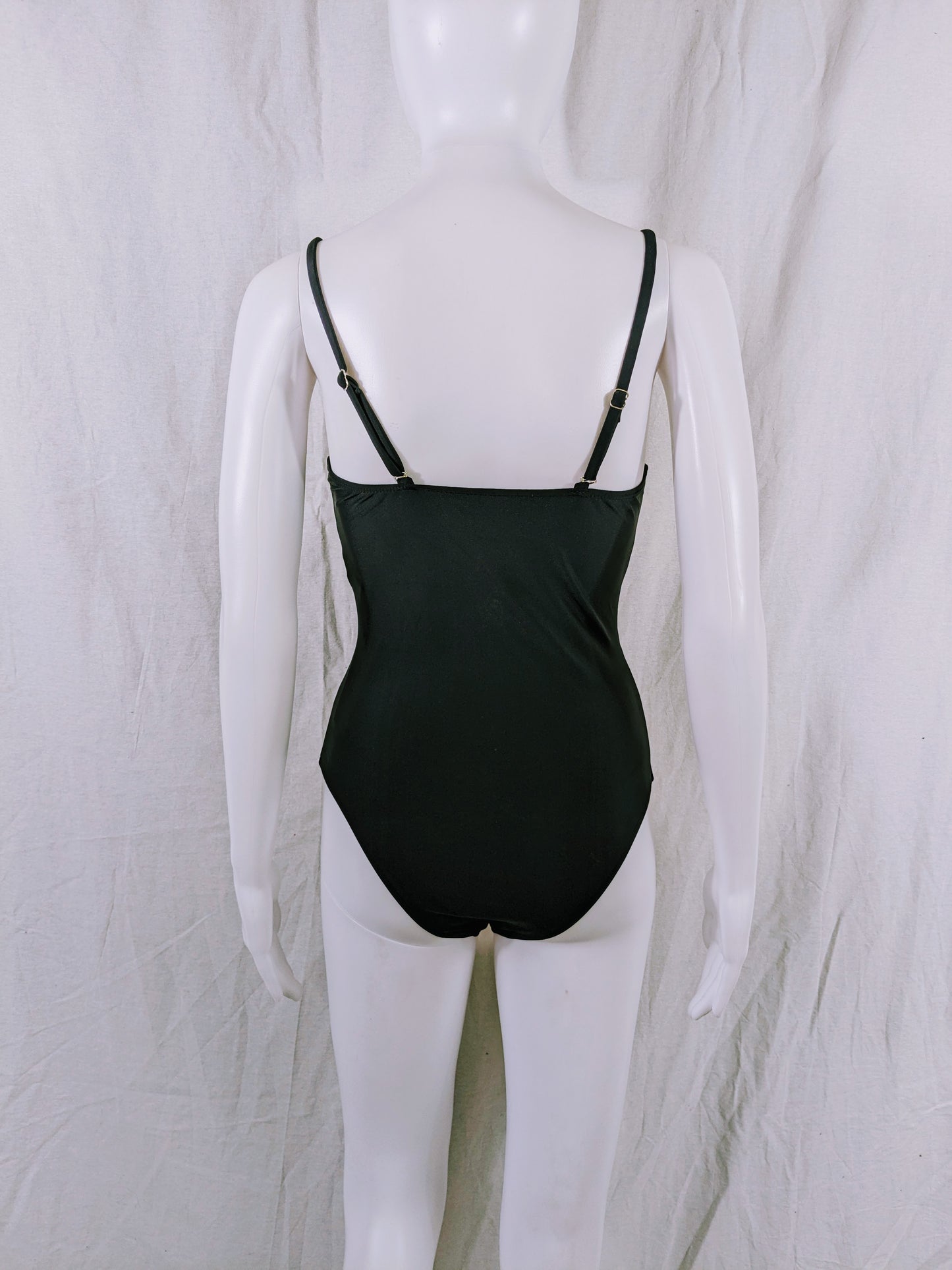 Cider Black & White Vintage Inspired Swimsuit Size S