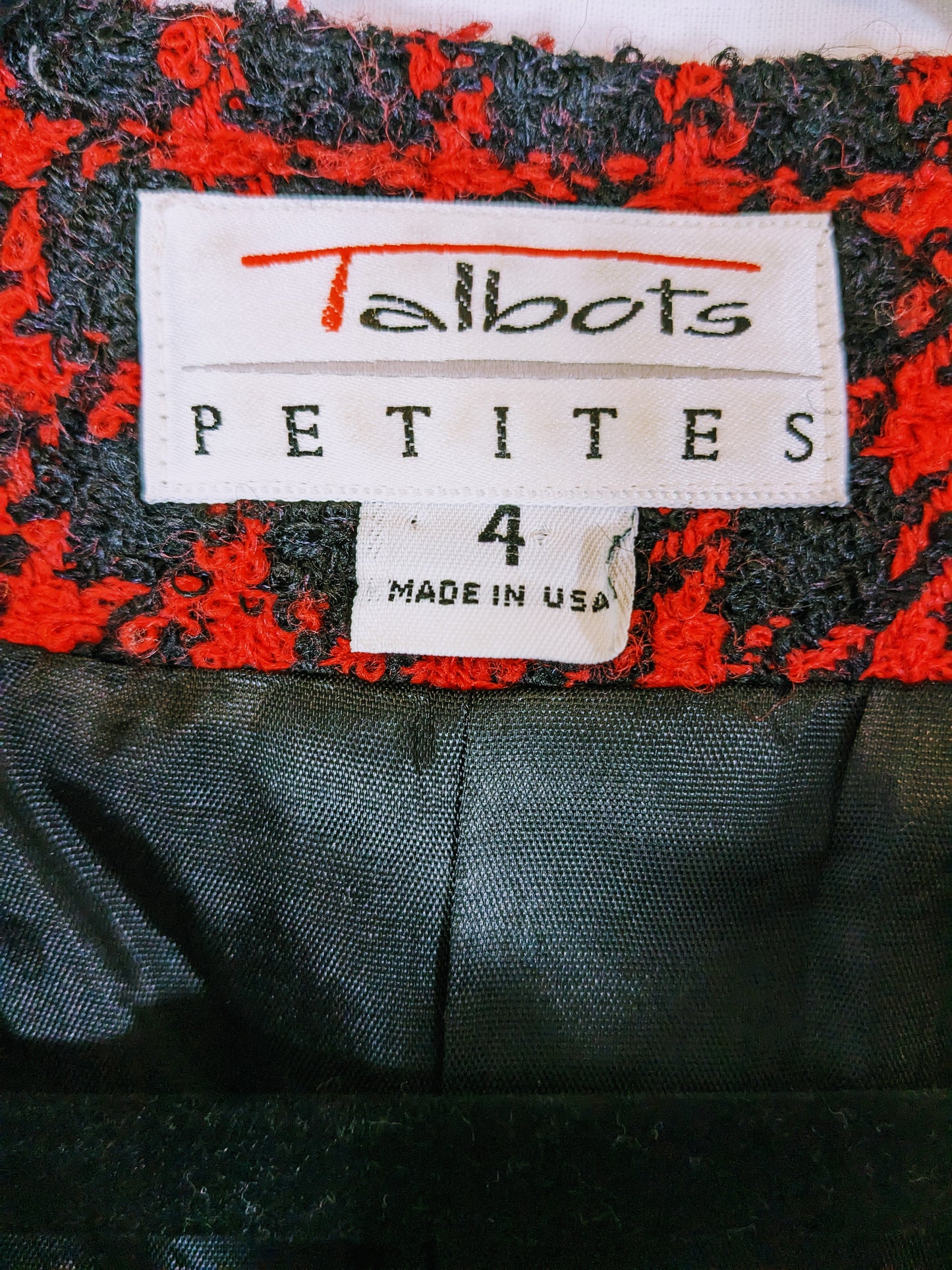 Vintage Talbots Blazer Size 4P