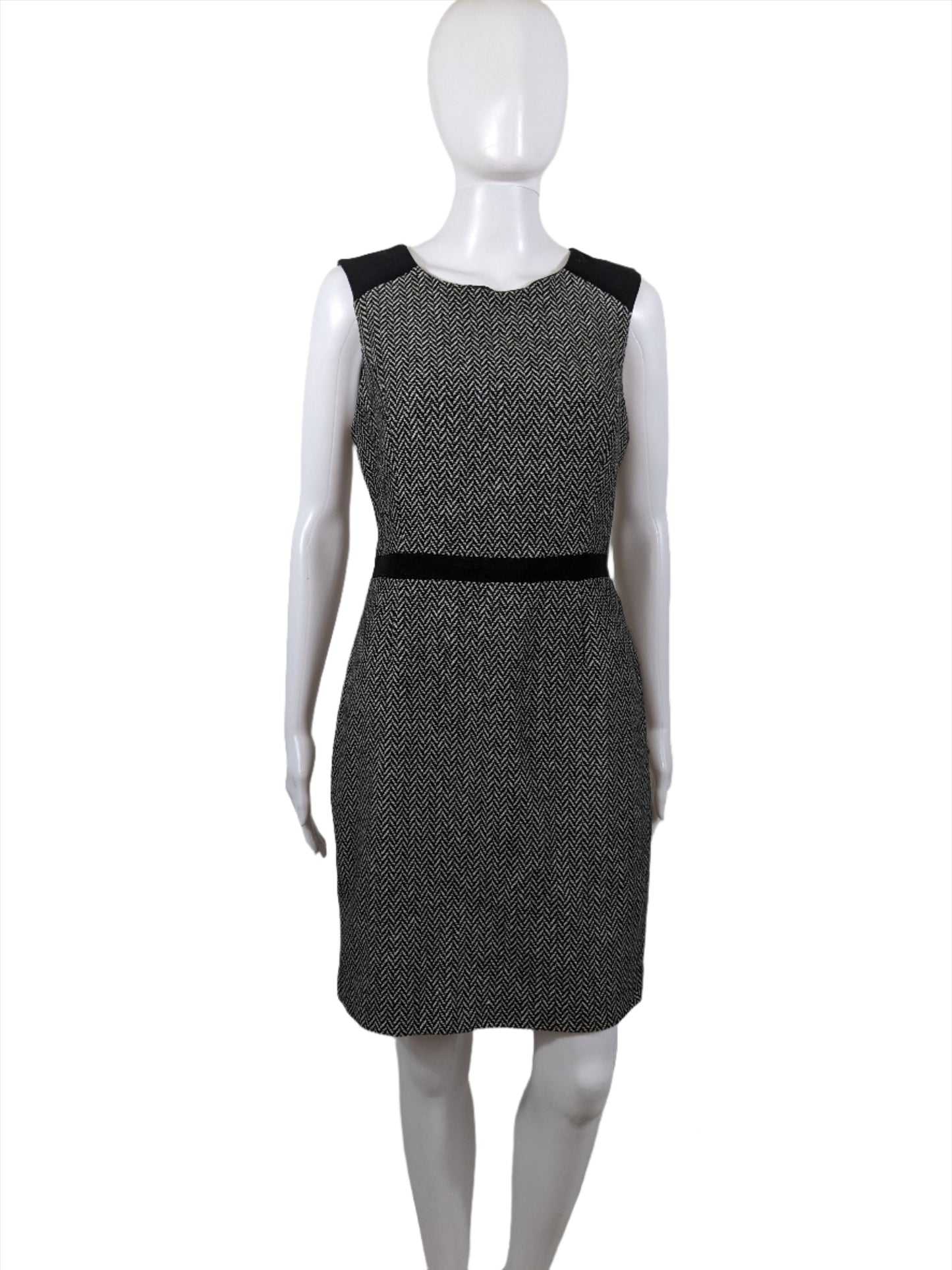 Banana Republic Tweed Herringbone Dress Size 4