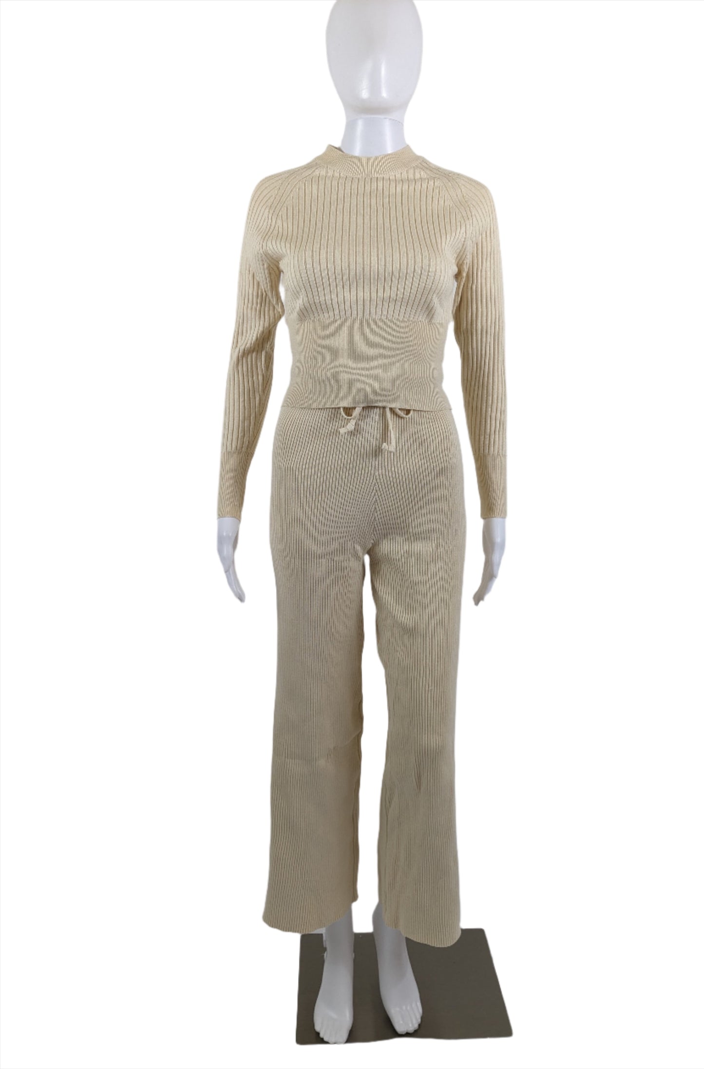 Cider Ribbed Sweater Top and Pants Set Size L