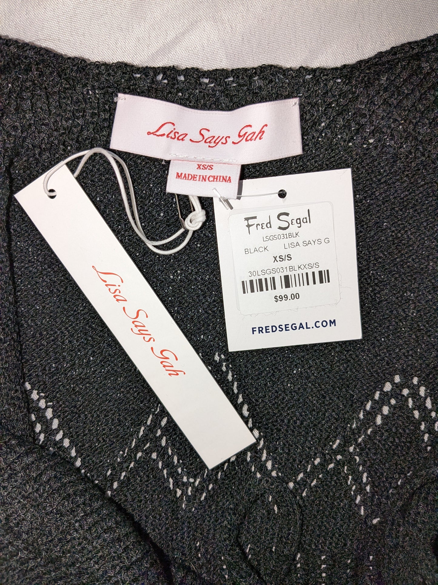 Lisa Says Gah Sweater Tank Top Size XS/S