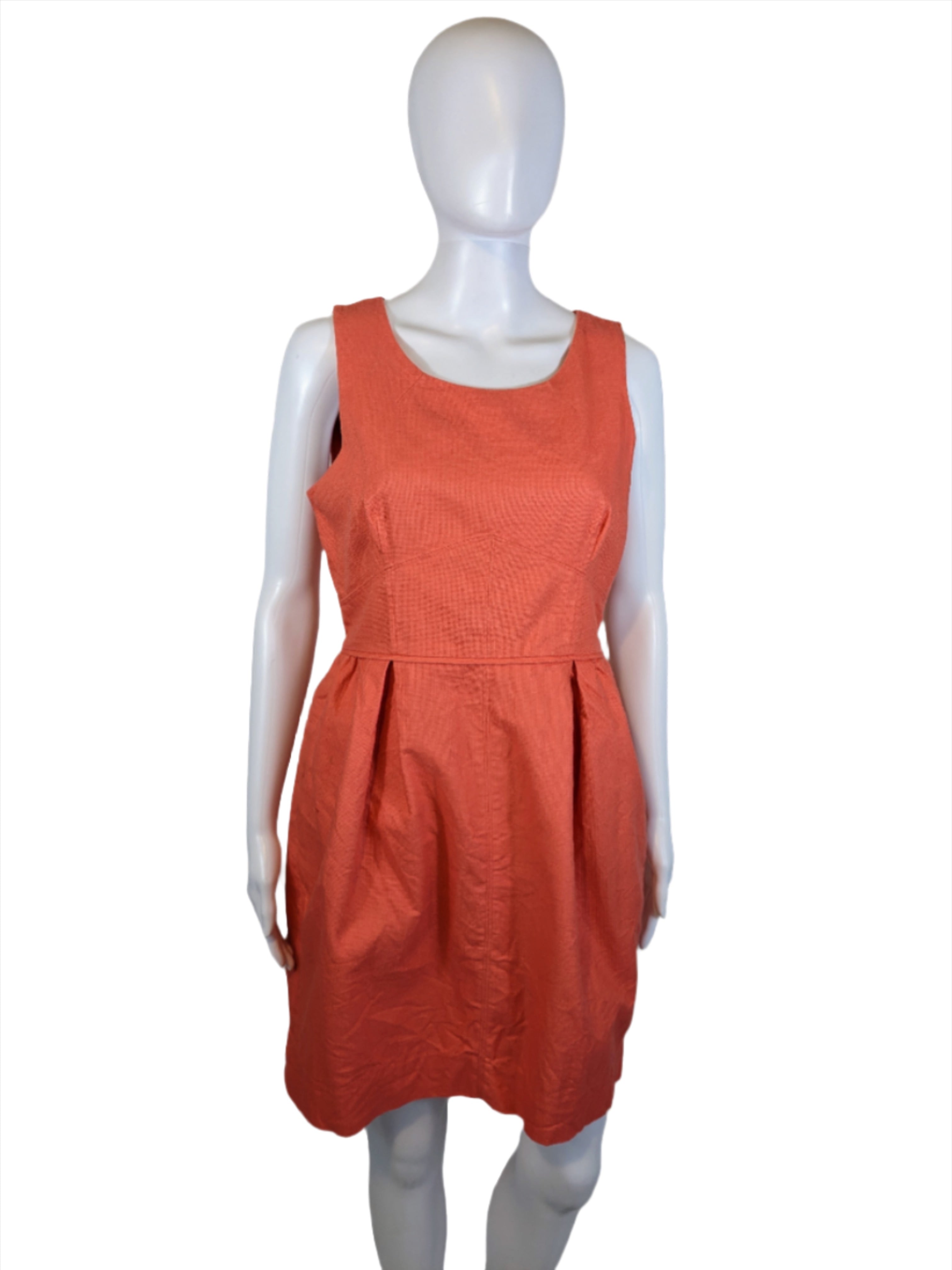 J crew coral top dress