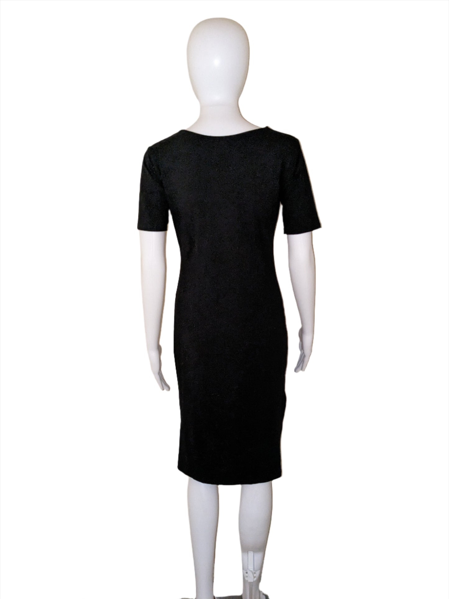 Unbranded Black Fitted Dress Size L