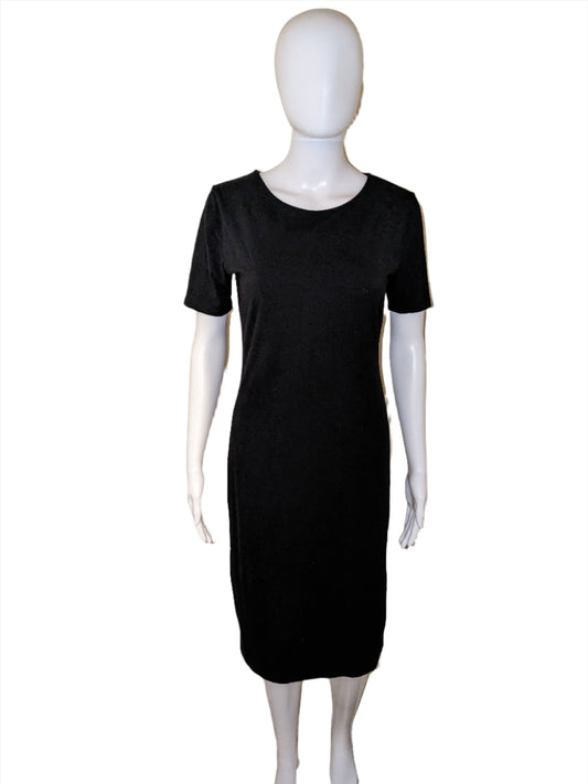 Unbranded Black Fitted Dress Size L